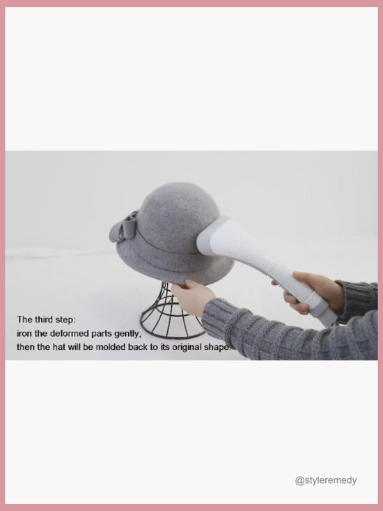 100% Wool Cloche Bucket Hat with Bow Accent main image 5
